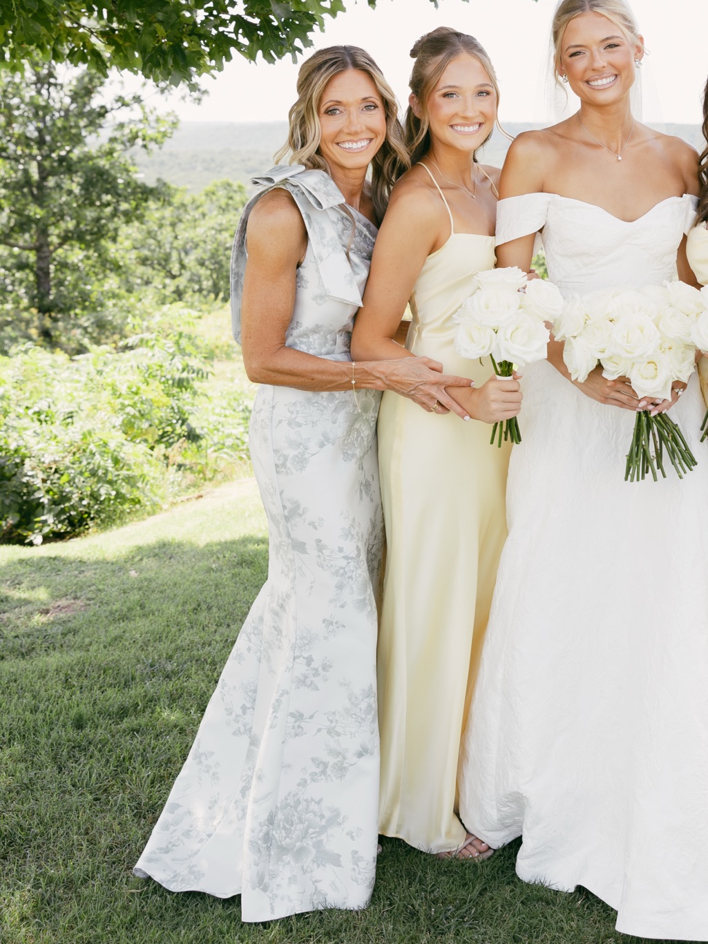 Floral Sage Green Mother Of Bride Dress — image 2 of 2